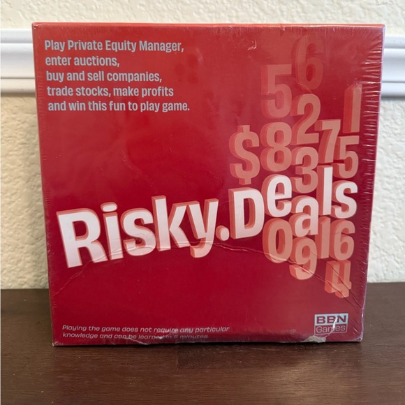 Risky Deals Board Game Private Equity Auction Stock Trading Family Party Night - Picture 1 of 8